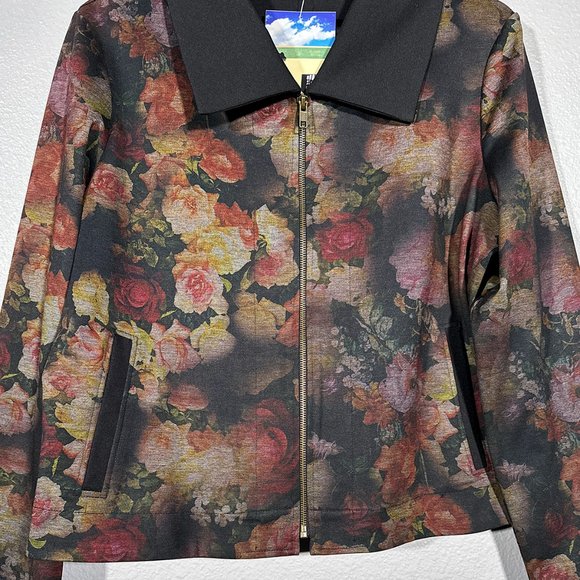 Art Of The Cloth Rose Jacket Golden Bloom Floral Design‎ Size XL - Picture 4 of 13